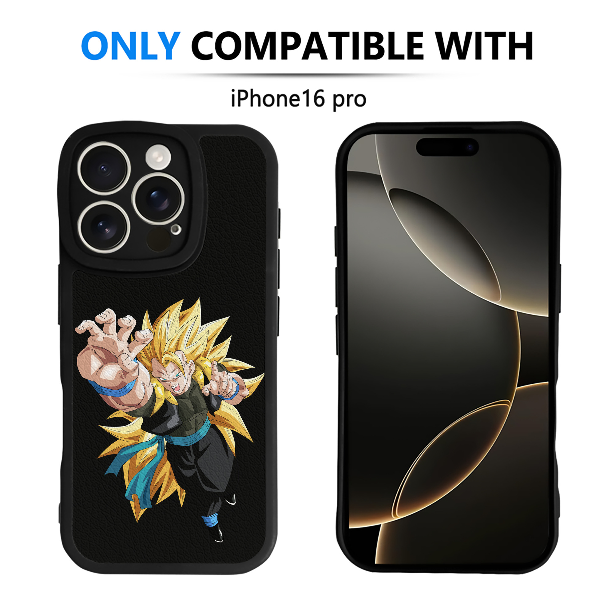 （画像用） ドラゴンボール ベジータ四世（Bejīta Yonsei）DRAGON BALL Vegeta IV 【iPhone 16シリーズ対応】シリコンスマホケース（レザー調） 材質：シリコン